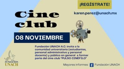 Forma parte del Cine club &quot;Pulso Cinéfilo&quot;
